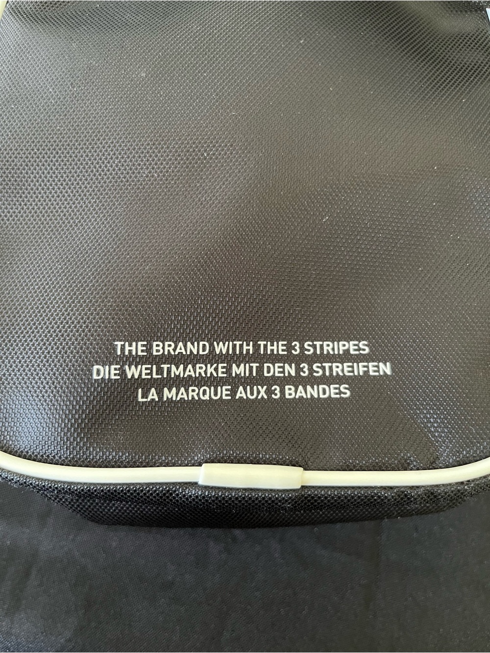 adidas Black and White Mini Trefoil Backpack - Picture 4 of 6